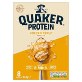 Quaker Oat So Simple Protein Golden Syrup Porridge Sachets 8x43g (Case of 6)  Adomoo